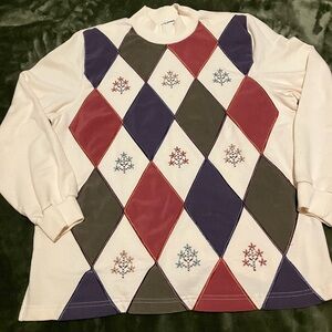 Alfred Dunner Ivory Knit Top